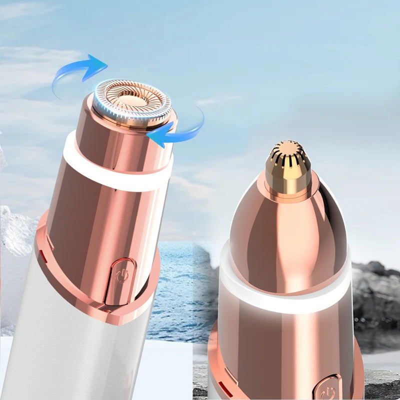 2-in-1 Facial Shaver and Eyebrow Trimmer