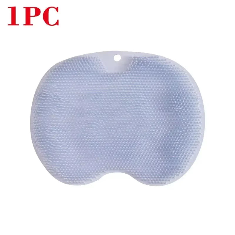 Back massage brush for shower
