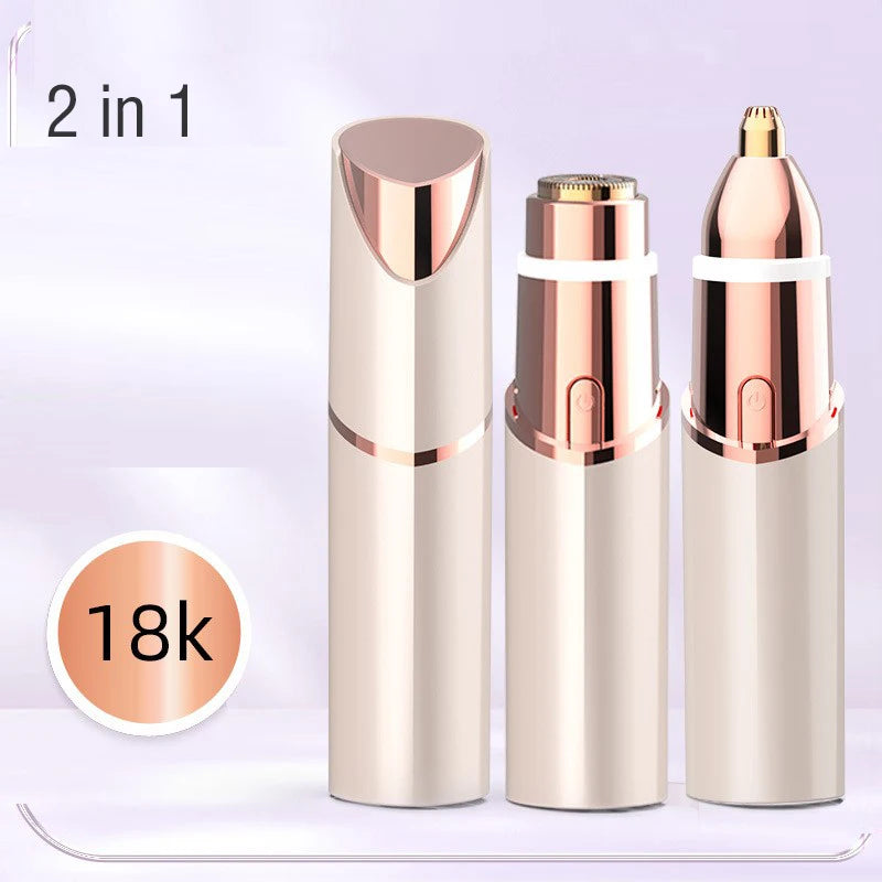 2-in-1 Facial Shaver and Eyebrow Trimmer