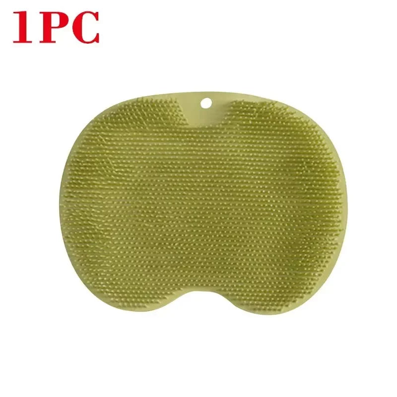 Back massage brush for shower