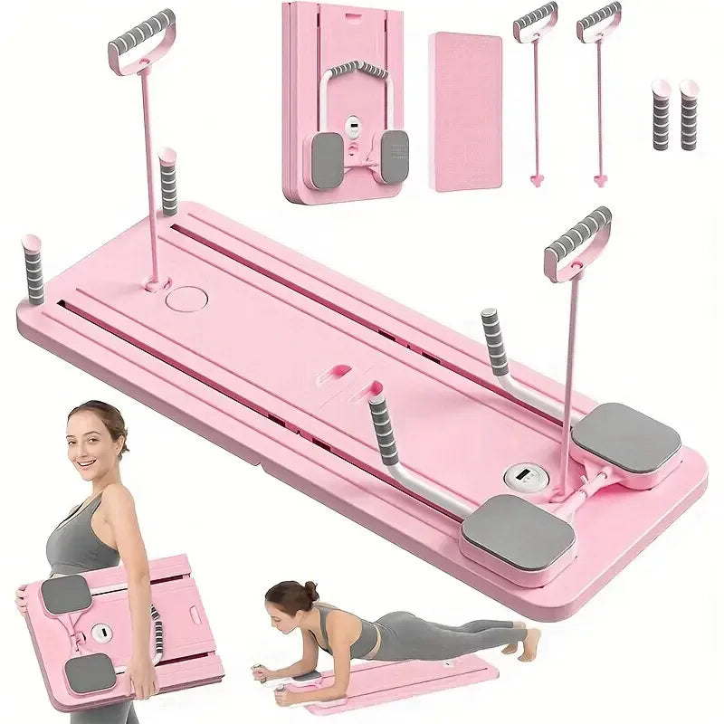 Pilates Balance Board with Resistance Bands