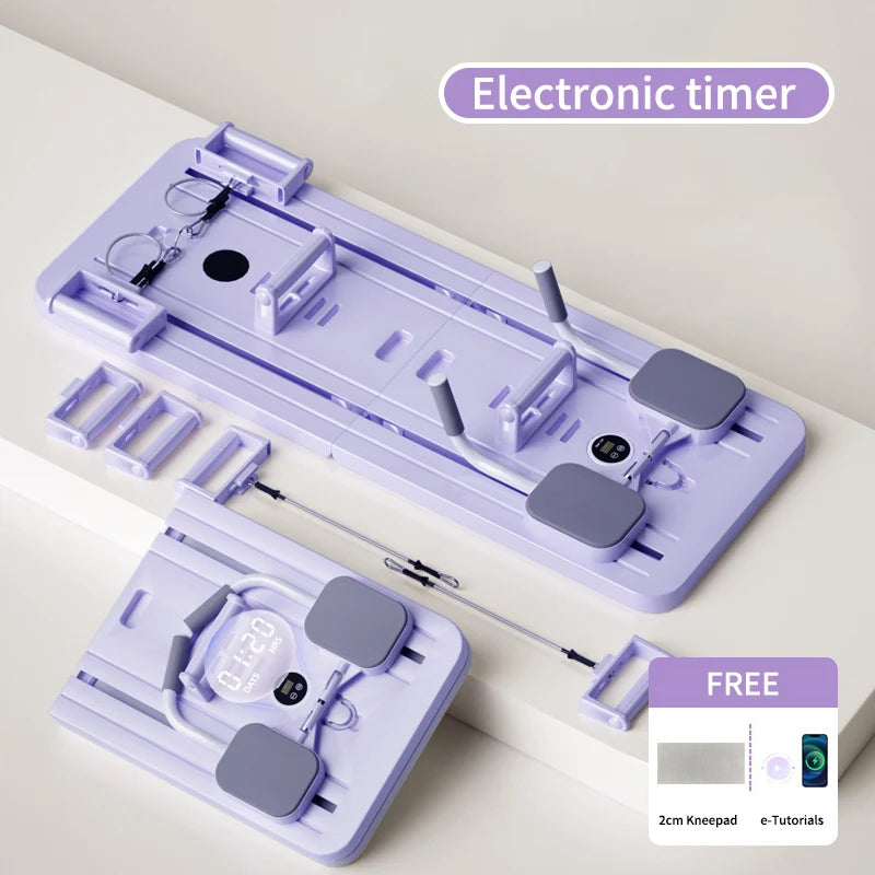 Pilates Balance Board with Resistance Bands