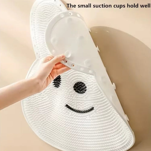 Back massage brush for shower