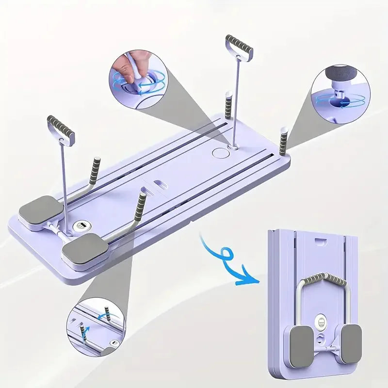 Pilates Balance Board with Resistance Bands
