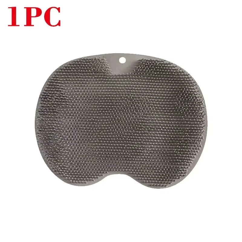 Back massage brush for shower